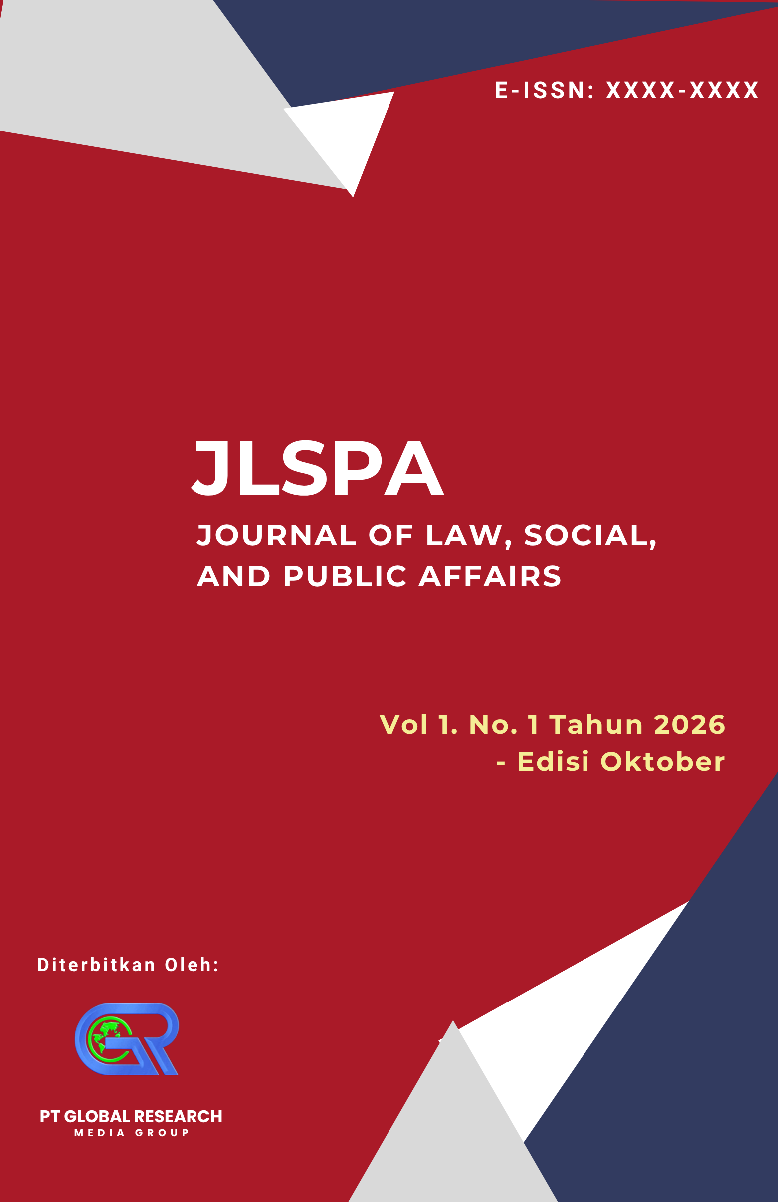					View Vol. 1 No. 1 (2026): JLSPA
				